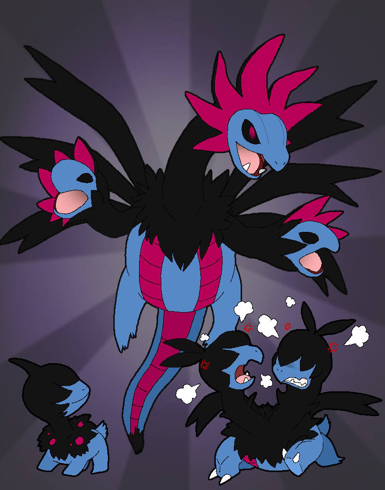 Deino, Zweilous, Hydreigon