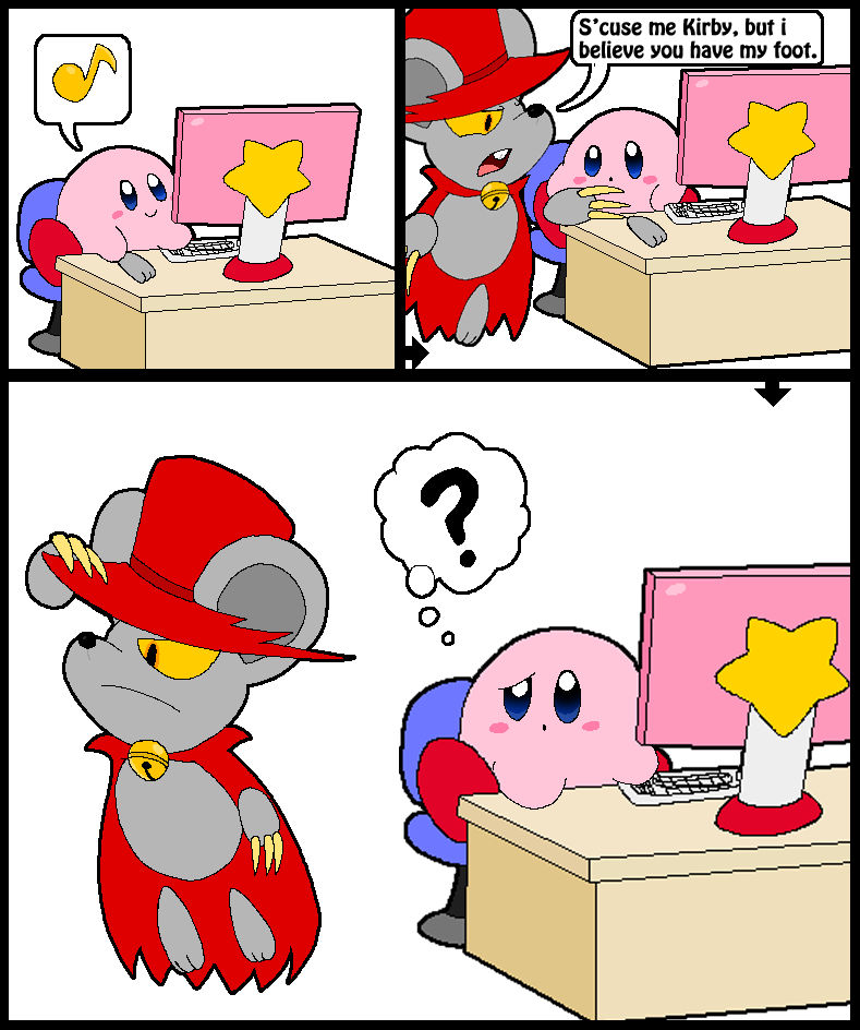 Comic Kirby And The Computer Mouse By Rotommowtom On DeviantArt comic-kirby-and-the-computer-mouse-by-rotommowtom-on-deviantart