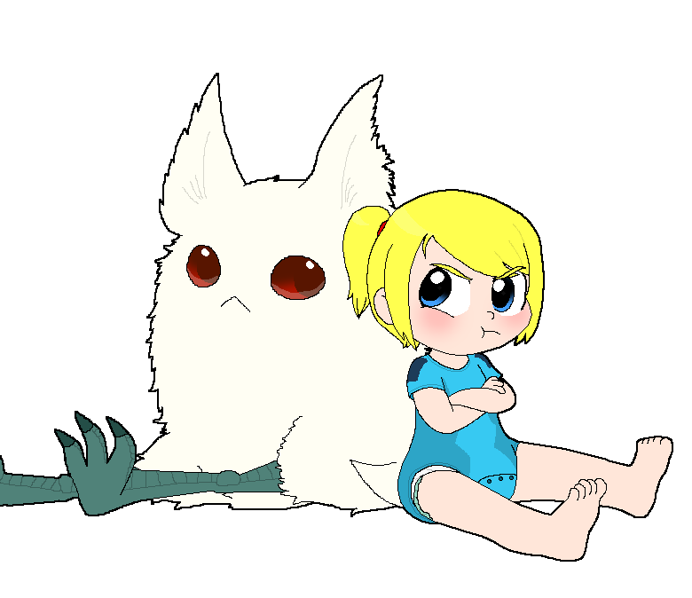 Baby Samus And Ridley By Rotommowtom On Deviantart Baby Samus And Ridley By Rotommowtom On Deviantart