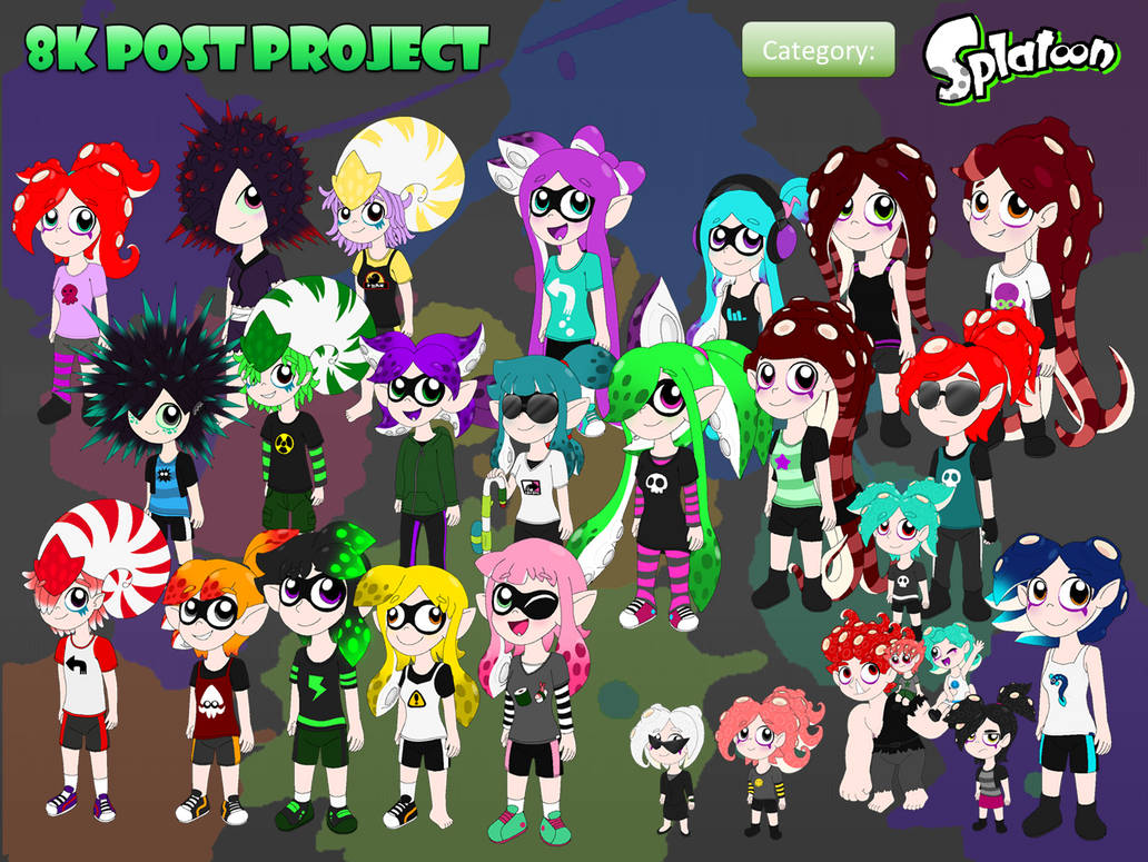 Splatposts Splatoon 8000th Posts - Splatoon by Rotommowtom on DeviantArt