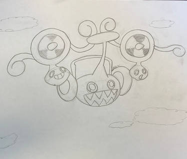 Rotom in the Sky (Drawn by Perry Windt)