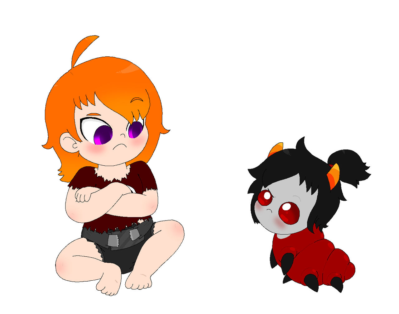 Deviantart Grumpy Baby Grumpy Bebbs - Baby Dieanna and Aggida by Rotommowtom on DeviantArt