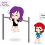 Caraline and Maddie - Pull-Ups