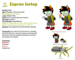 Profile - Zepran Sertep (Updated)