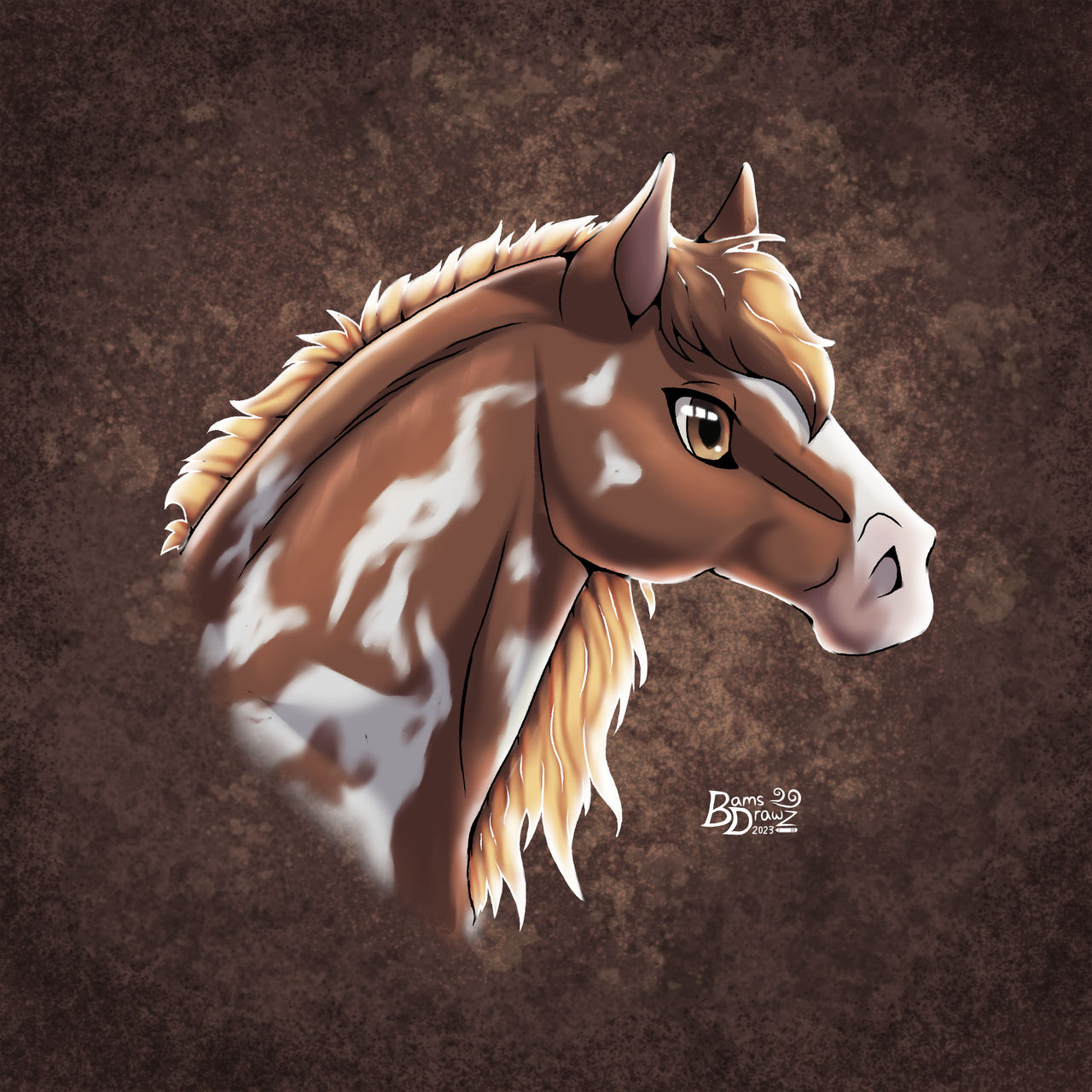 Wraptious Overo Pinto Horse Design | Wraptious competition by Bamsdrawz on DeviantArt