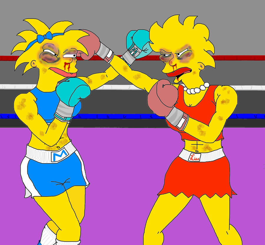 Request Lisa Vs Maggie By Eymoitz On Deviantart