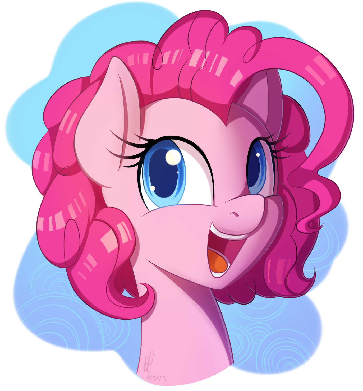 Pinkie's short hair