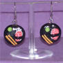 Sushi earrings
