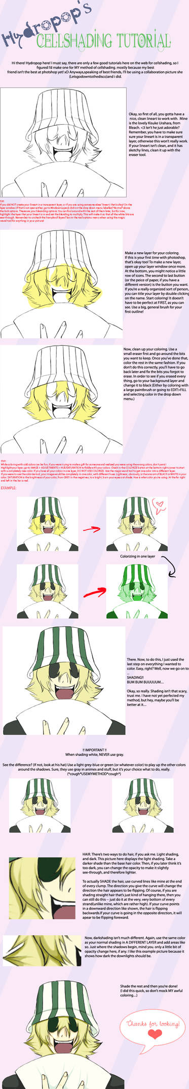 Cellshading Tutorial by Hydropop on DeviantArt
