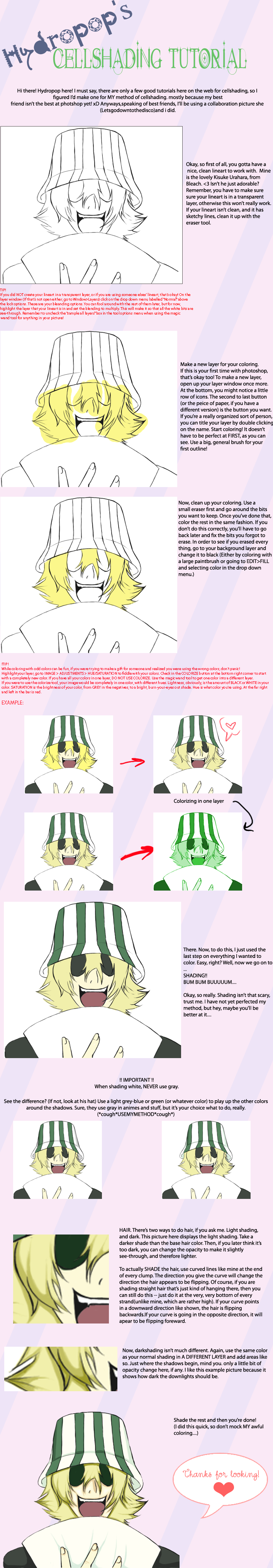 Cellshading Tutorial by Hydropop on DeviantArt