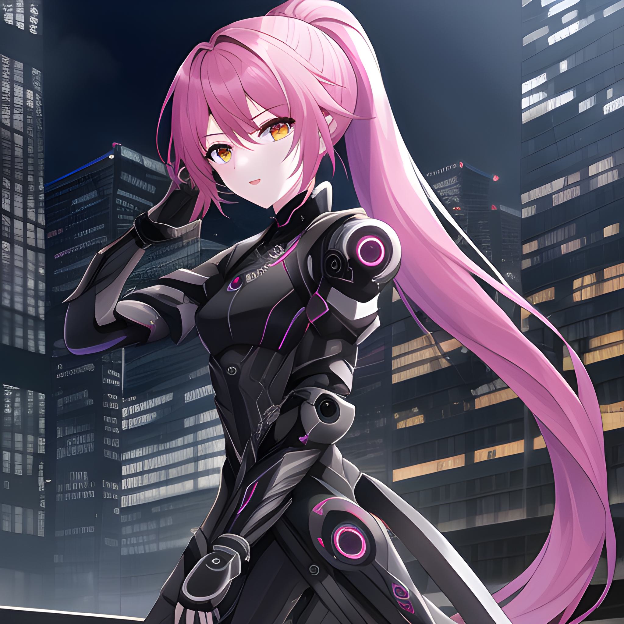 Cyberpunk Anime Girl by MAXADIN on DeviantArt