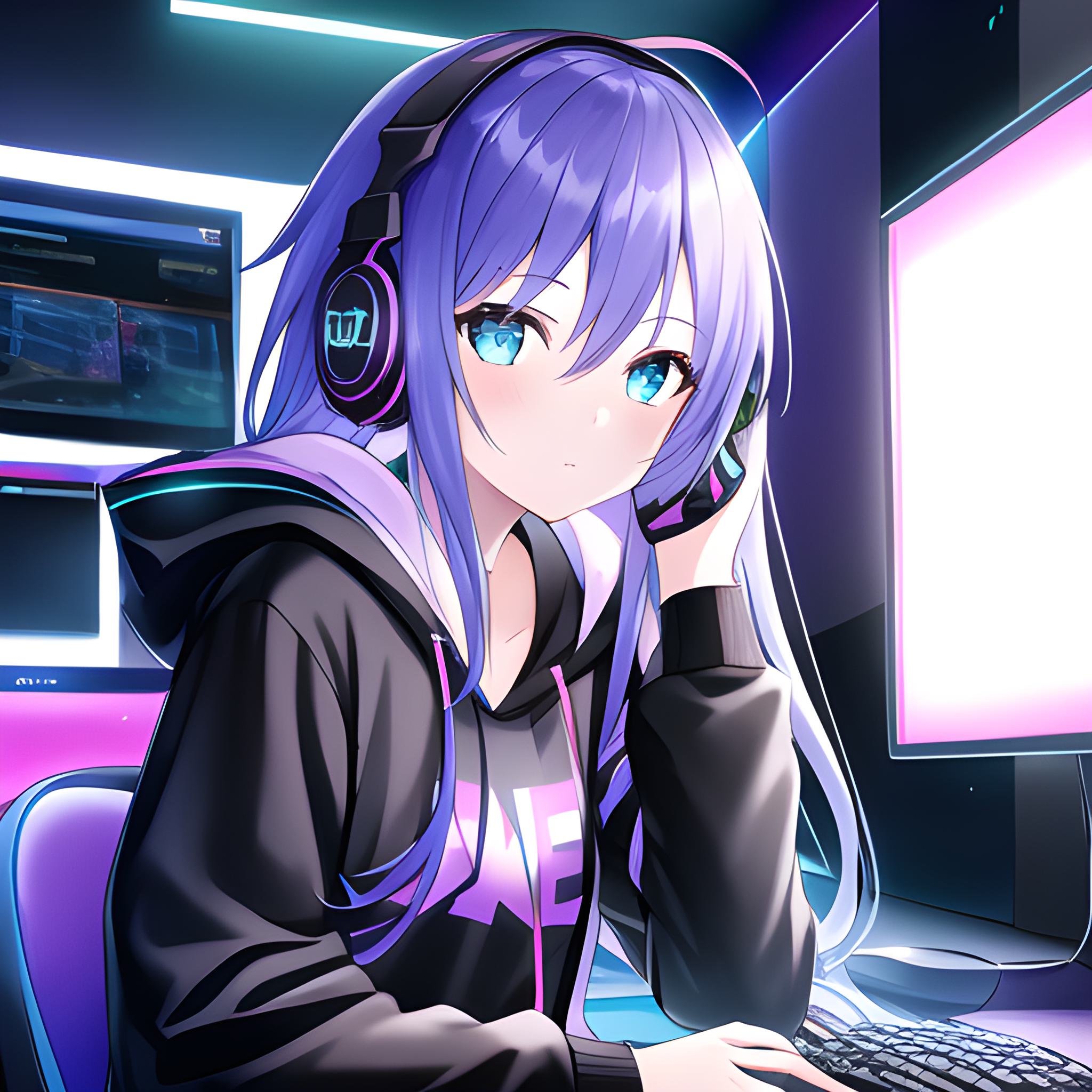 Gaming Deviantart Gamer Girl 8 by UtopAIart on DeviantArt