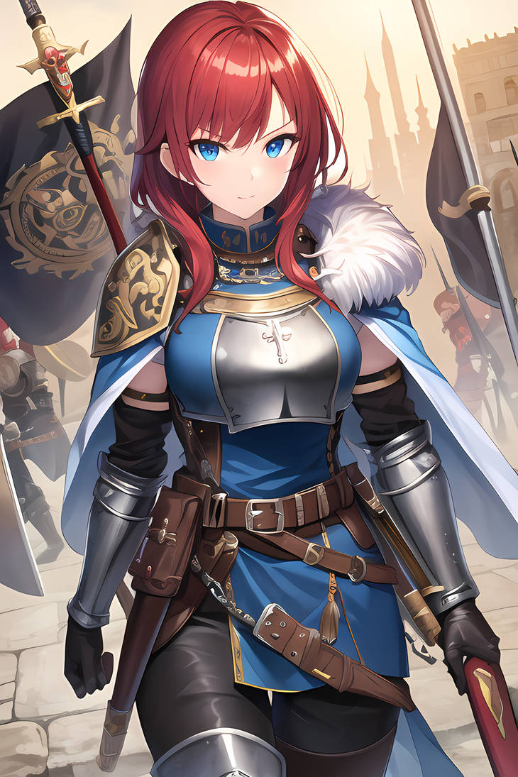 Knight Lady 8 by UtopAIart on DeviantArt