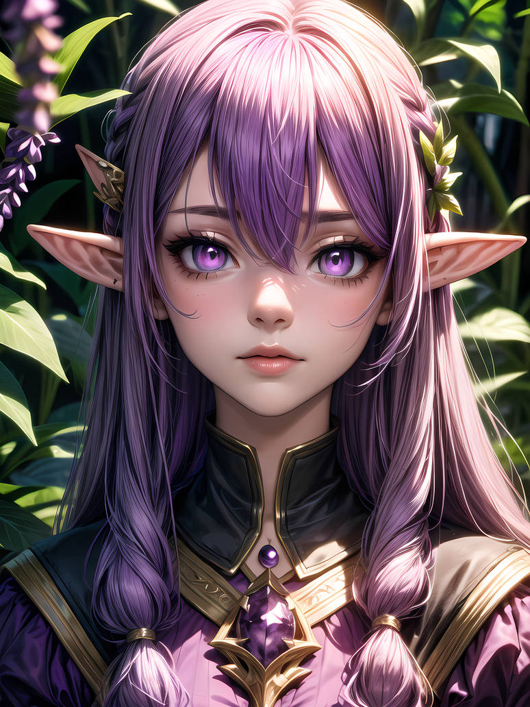 Elf Grid Elf Girl 8 by UtopAIart on DeviantArt