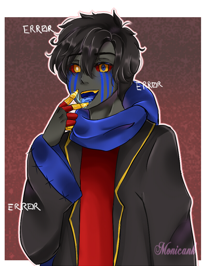 Error Sans Human by MonicaNK on DeviantArt
