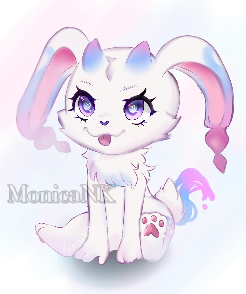 Rabbit cute chibi by MonicaNK on DeviantArt