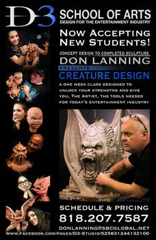 D3 School Of Arts, Creature Design Class 2013