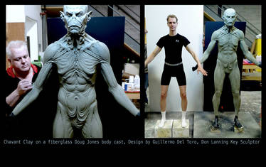 Full body Ancient Vampire Make-up (sculpture)