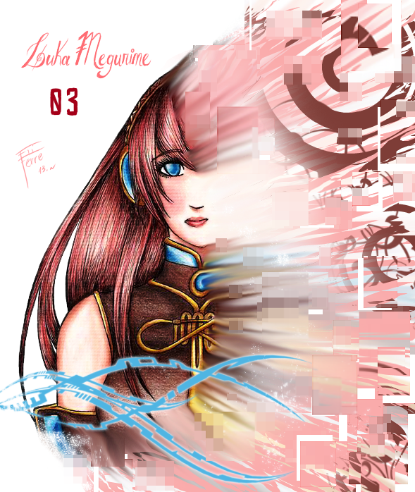 Luka Megurine by eli ferre