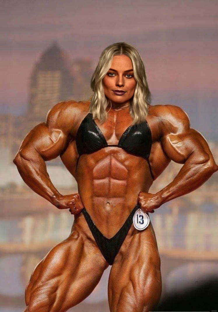 Культуристка Итэль Фернандес