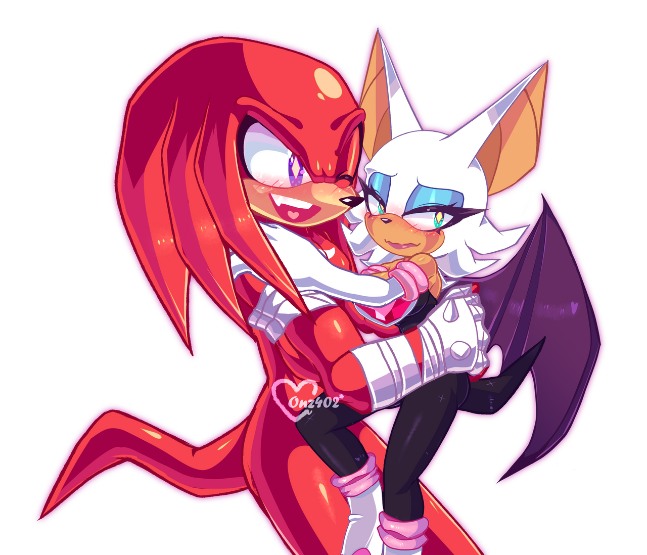 Human Knuckles X Rey Knuckles and Rouge by Onz402 on DeviantArt