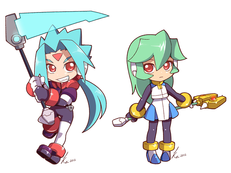 Sibling megamen