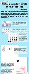 How to make circle in SAI by Keichan411