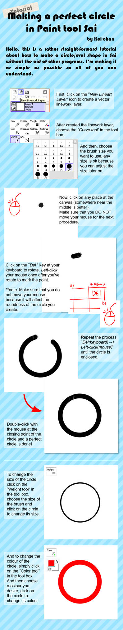 How to make circle in SAI