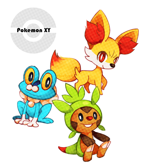 -Pokemon XY starters-