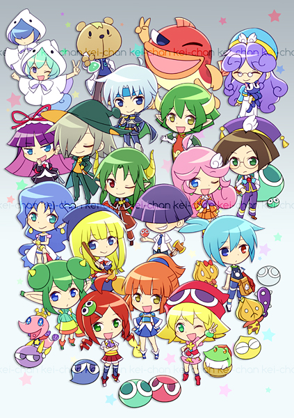 -Chibi Puyo Puyo print-