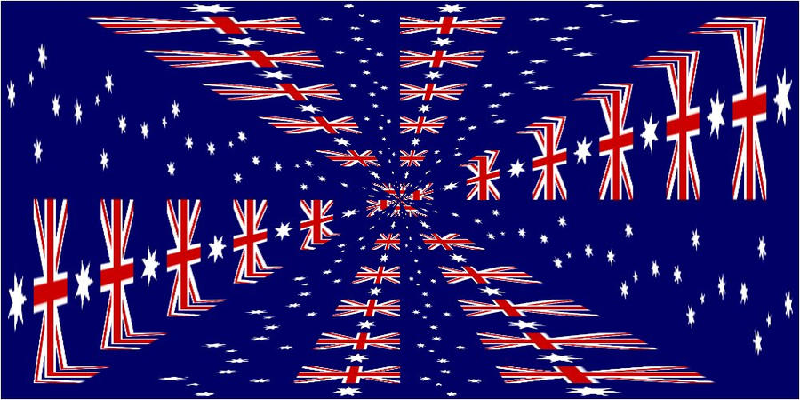 Optilux Deviantart AUSTRALIAN FLAG ABSTRACT by OPTILUX on DeviantArt