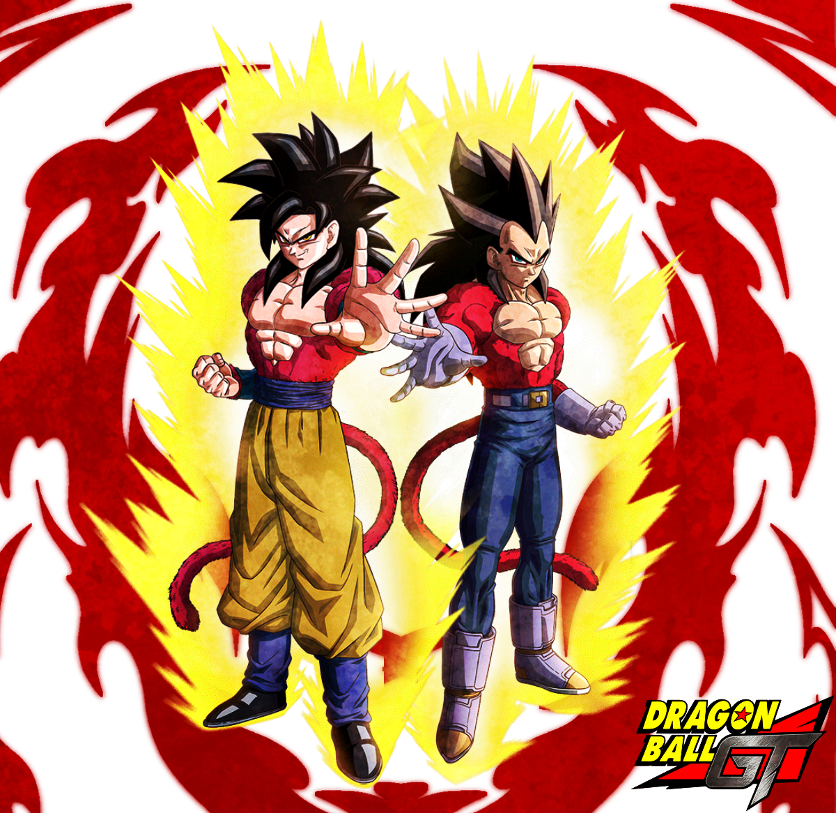 SUPER SAIYYAN 4 FUSION OF GOKU AND VEGETA!!