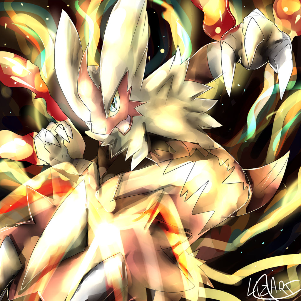 Mega Blaziken used Blaze Kick