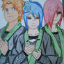 Yahiko, Konan y Nagato colour