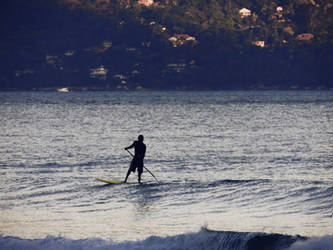 one last wave before the sunset