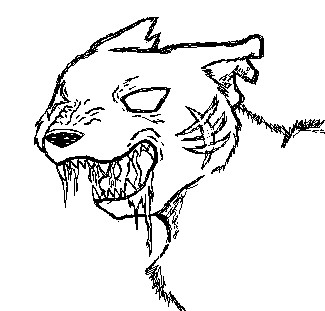 (somewhat) Scary Dog Sketch 2 by Survivior on DeviantArt