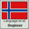 Norwegian Language Level stamp