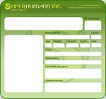 Superhumans Inc. Info Card by TheBourgyman