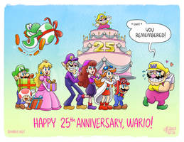 Wario 25th Wanniversary