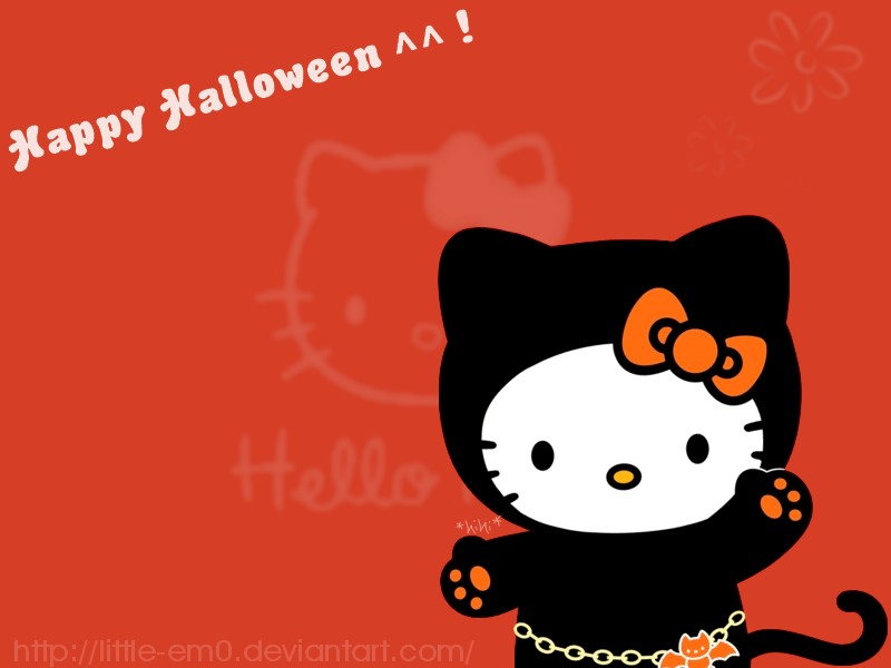 Happy Halloween Hello Kitty By Little Em0 On Deviantart Happy Halloween Hello Kitty By Little Em0 On Deviantart