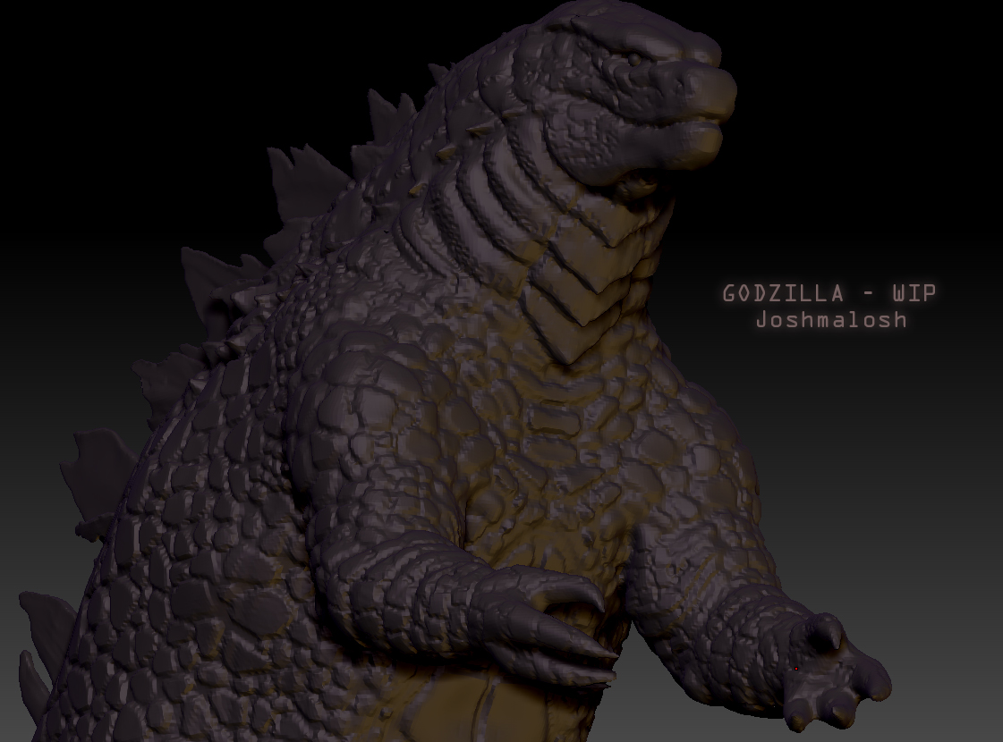 GODZILLA Zbrush Sculpt