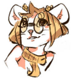 MORE GOLDEN RAT GIRL ART AAAAAA