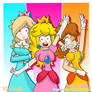 Peach Daisy n Rosalina