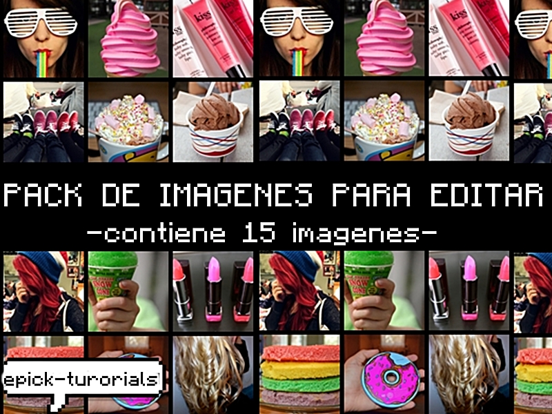 Imagenes para editar/ pack