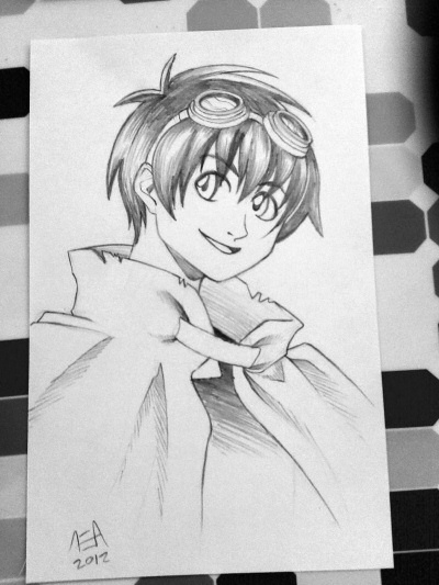 Syaoran sketch commission