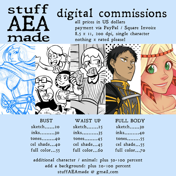 Digital Commissions - 2018 Rates