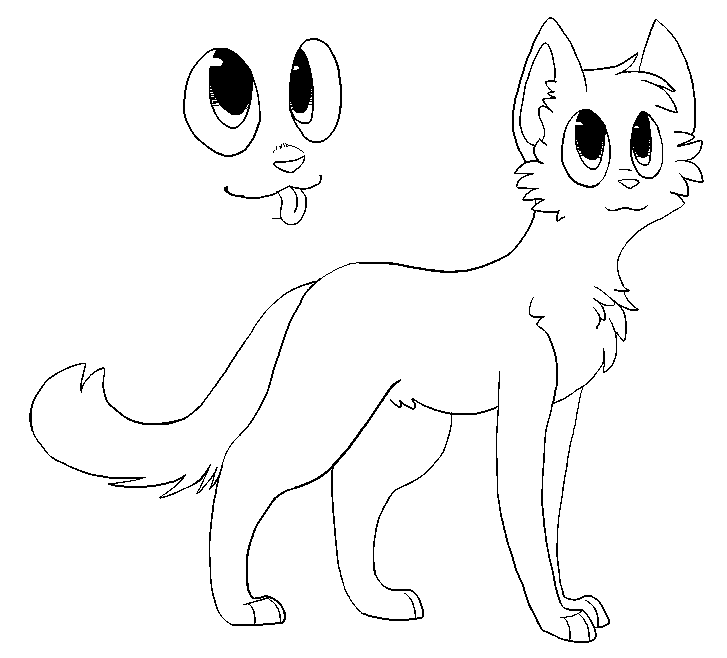 cat ref base by shaeriffic on DeviantArt