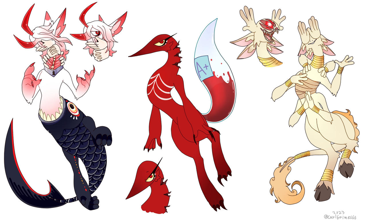 Random oc designs by Carl-Crimes on DeviantArt