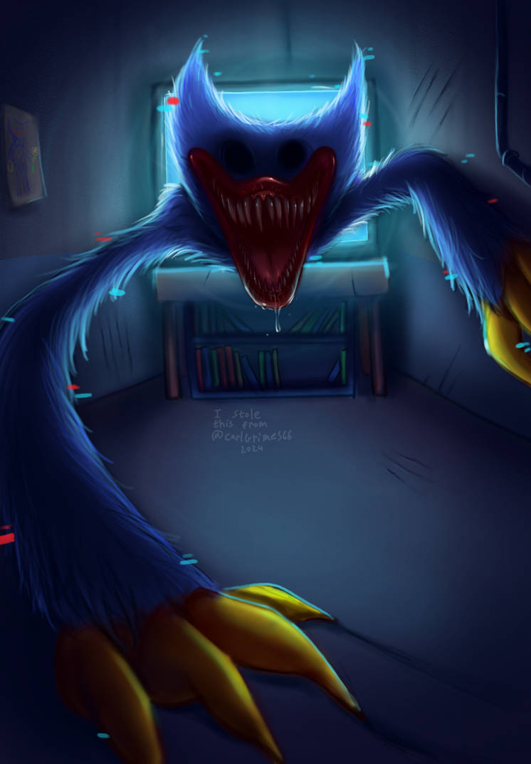 Nightmare huggy wuggy Poppy playtime by CarlCrimes66 on DeviantArt