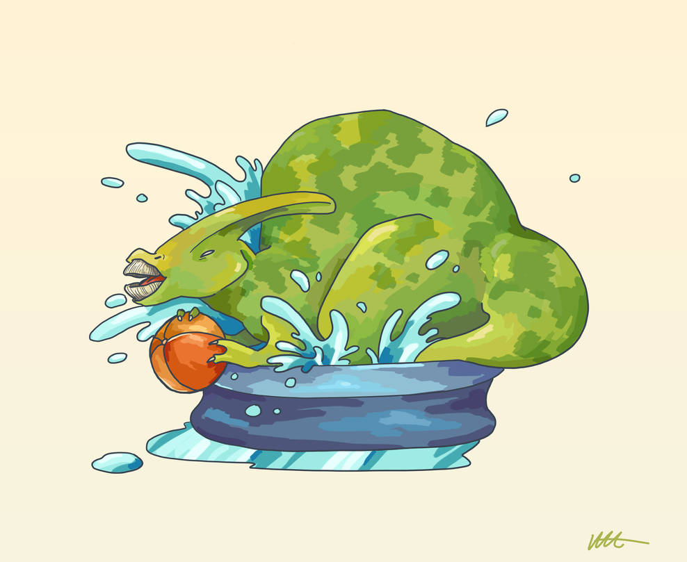 Summer dino by Cornerstone13 on DeviantArt